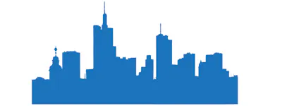 graphic image of city skyline - compare nebraska motorcycle insurance quotes on Riders Share