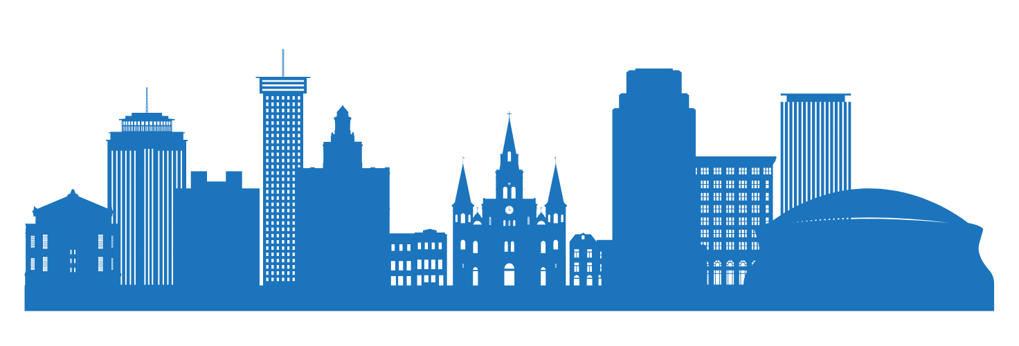 graphic image of city skyline - compare louisiana motorcycle insurance quotes on Riders Share