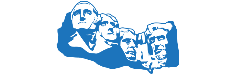 graphic image of mount rushmore - compare south dakota motorcycle insurance quotes on Riders Share