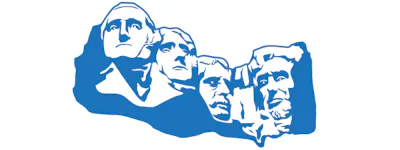graphic image of mount rushmore - compare south dakota motorcycle insurance quotes on Riders Share
