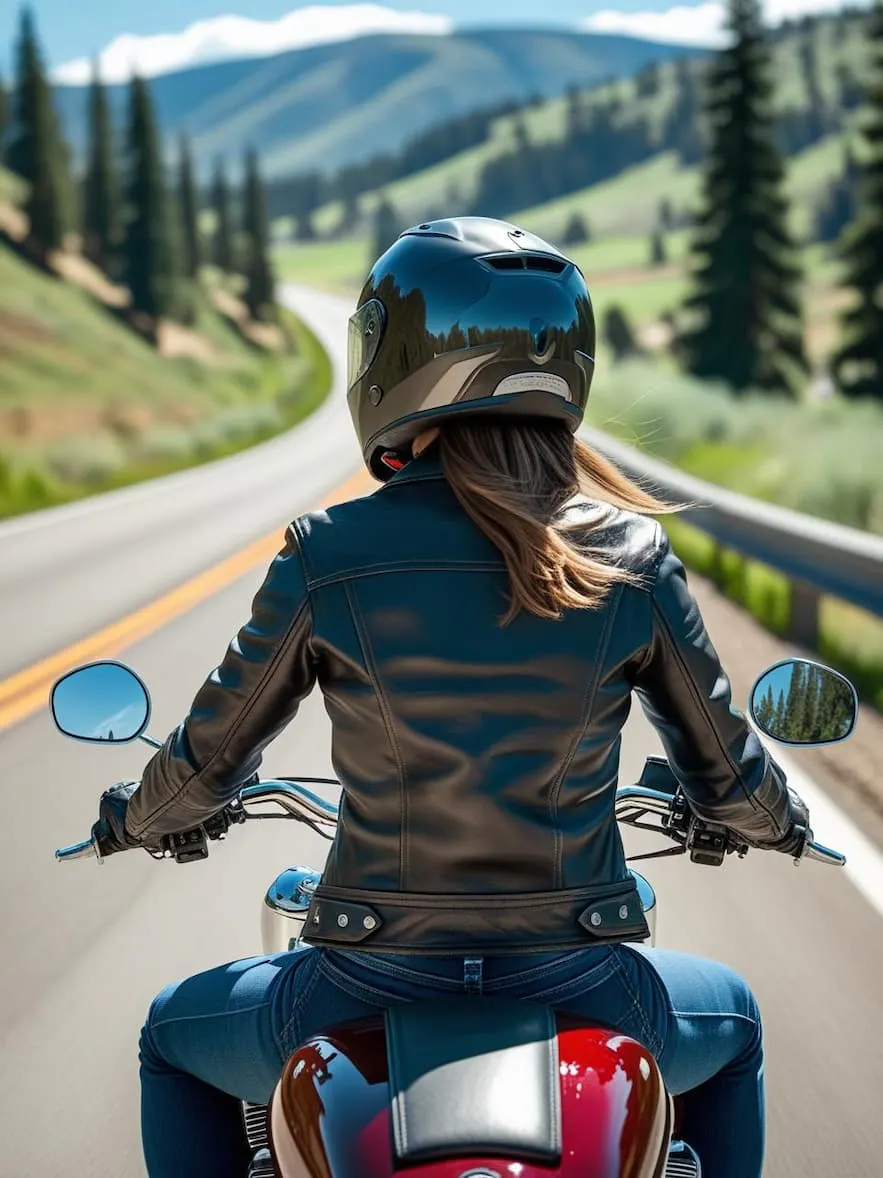 image of rider on a motorcycle - compare idaho motorcycle insurance quotes on Riders Share