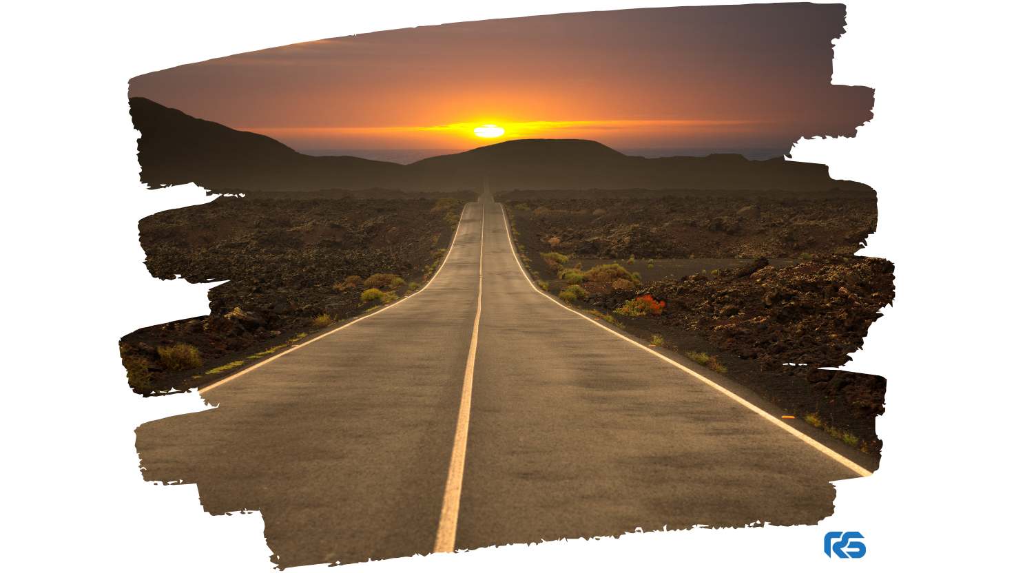 image of road at sunset - compare michigan motorcycle insurance quotes on Riders Share