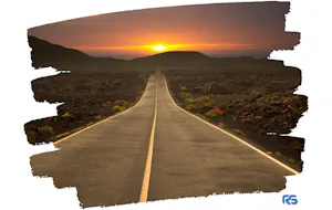 image of road at sunset - compare michigan motorcycle insurance quotes on Riders Share