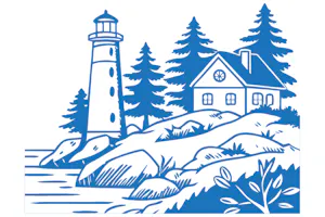 graphic image/drawing of maine - compare maine motorcycle insurance quotes on Riders Share
