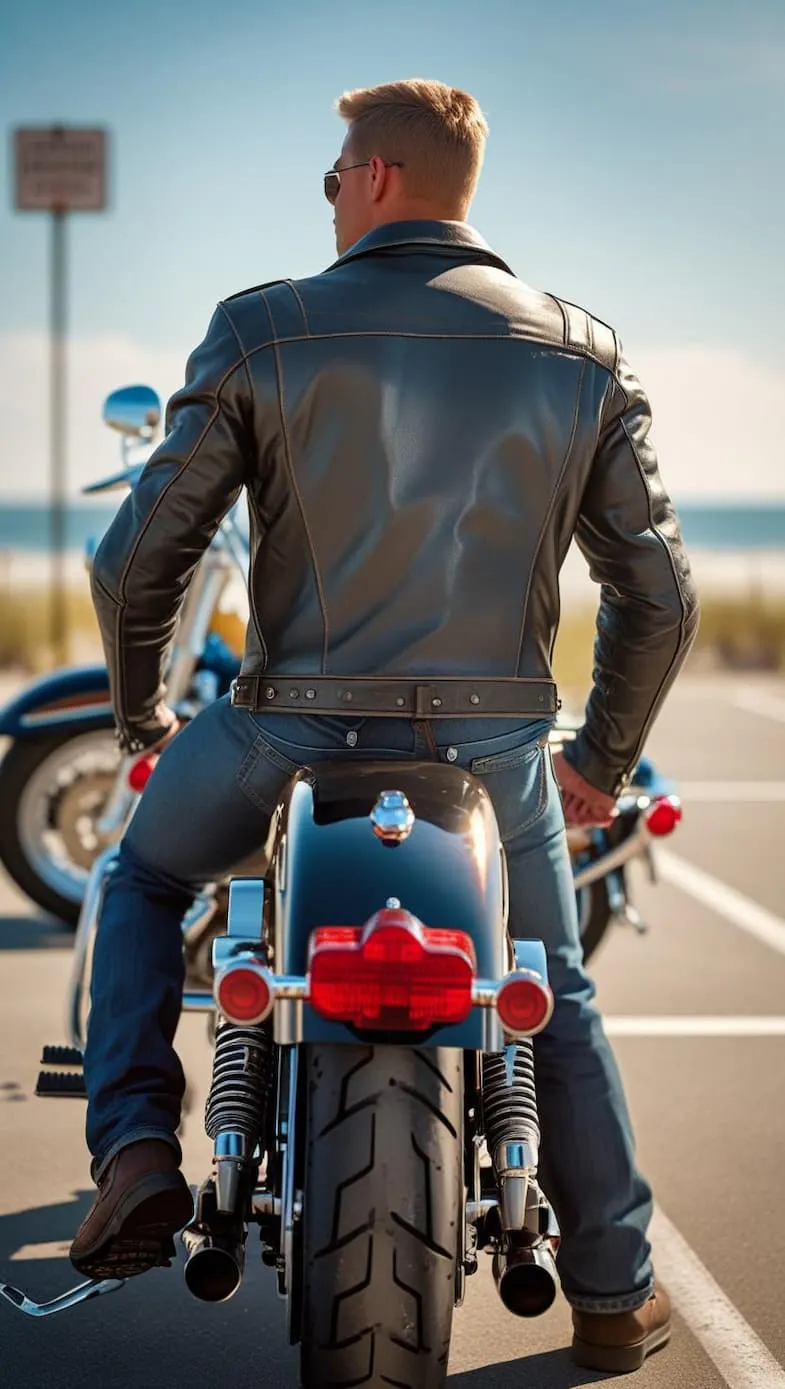 image of man on a motorcycle - compare delaware motorcycle insurance quotes on Riders Share