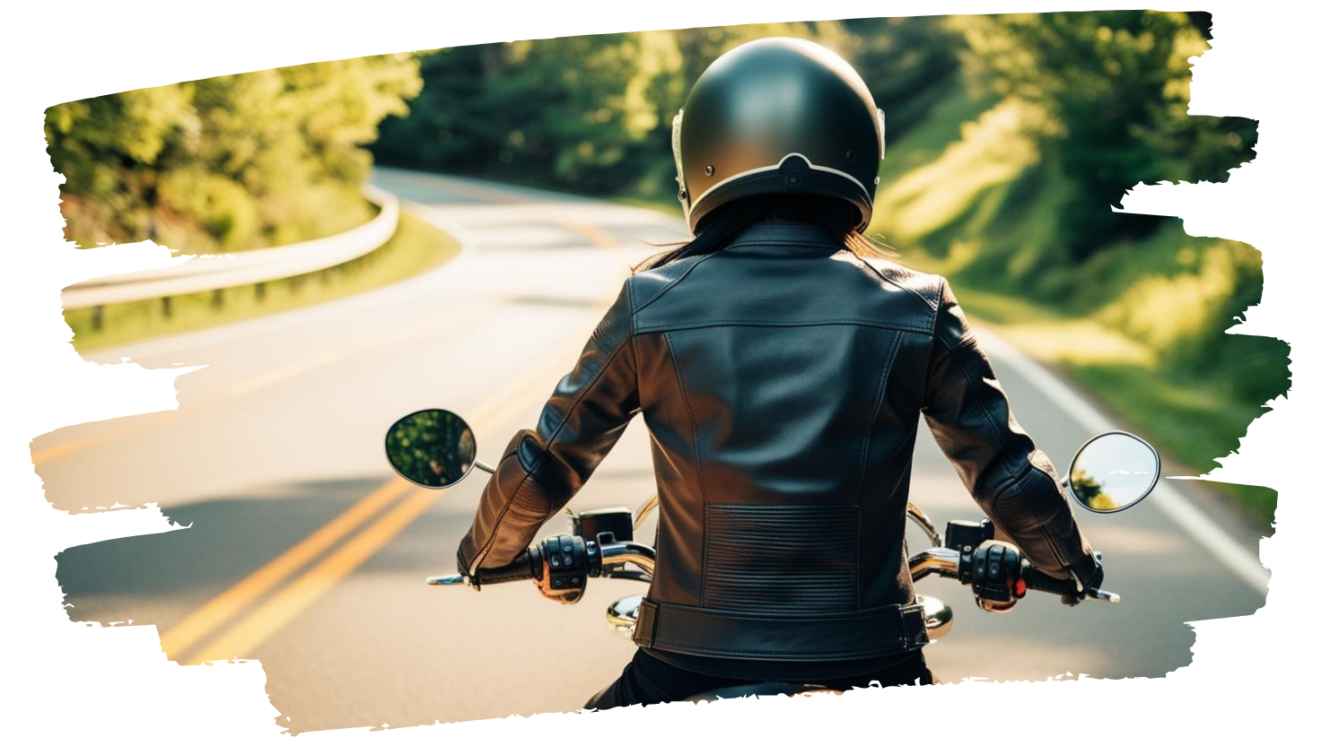 image of rider on a motorcycle - compare vermont motorcycle insurance quotes on Riders Share