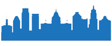 graphic image of city skyline - compare rhode island motorcycle insurance quotes on Riders Share
