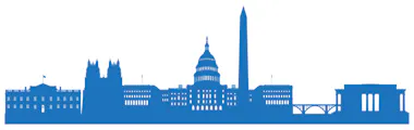 graphic image of washington dc city skyline - compare washington dc motorcycle insurance quotes on Riders Share