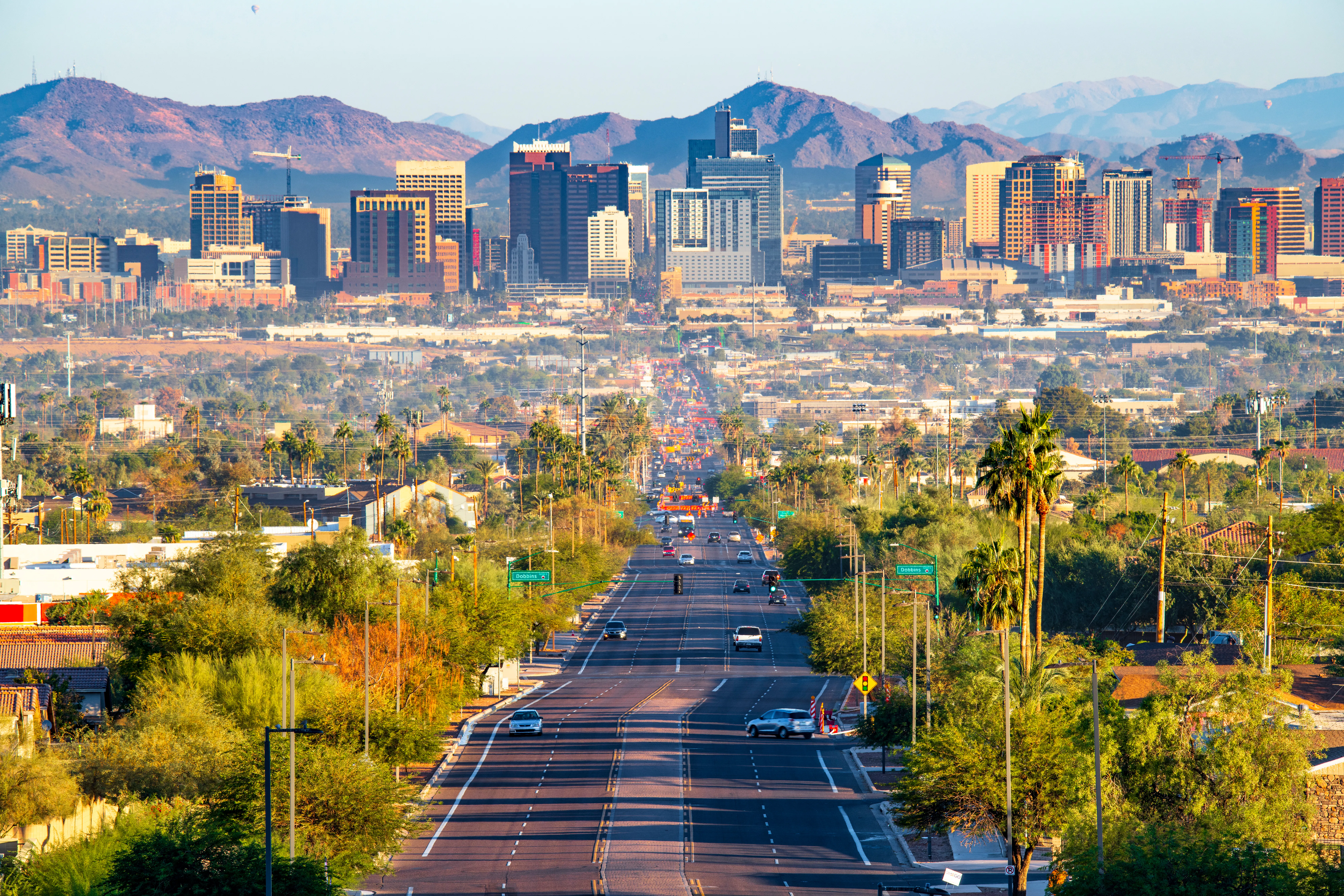 Phoenix Valley roads and motorcycle riding scenery
