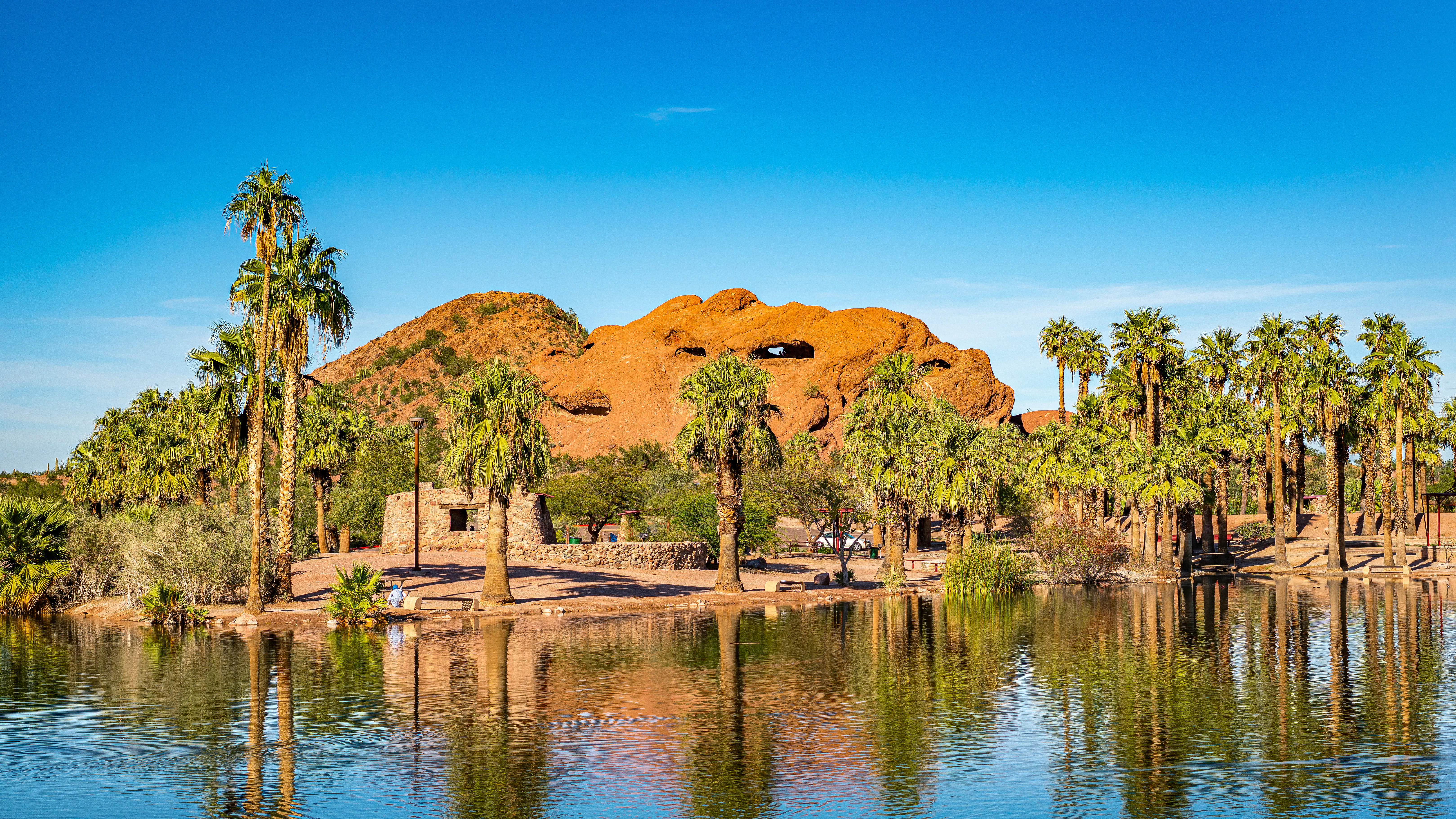 Phoenix Camelback Mountain and Sonoran Desert landscape