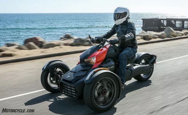 can am ryker riding on road comparison between can am ryker can am spyder and polaris slingshot