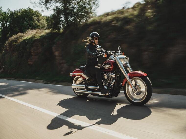 Harley-Davidson motorcycle ridden on Interstate 95.