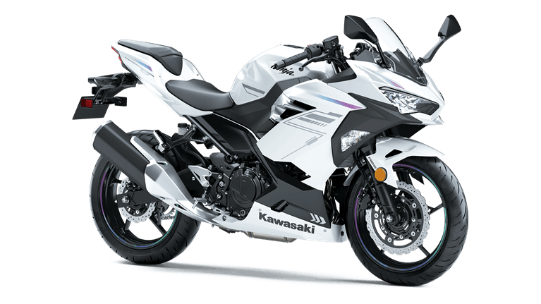 Stock picture of a Ninja 400 sport bike motorcycles for women