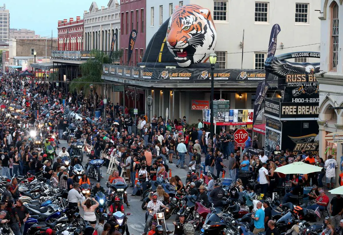 reunión de bicicletas de Galveston