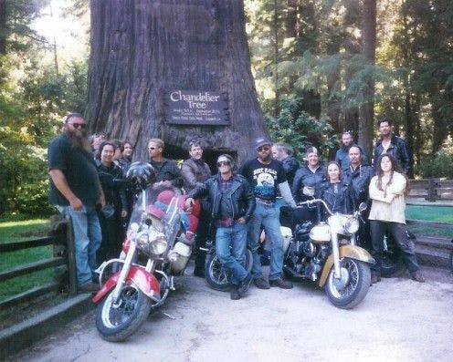 redwood run motorcycle rally, fun biker parties, friends