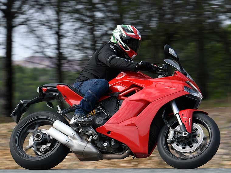 Ducati motorcycle ridden in Virginia.