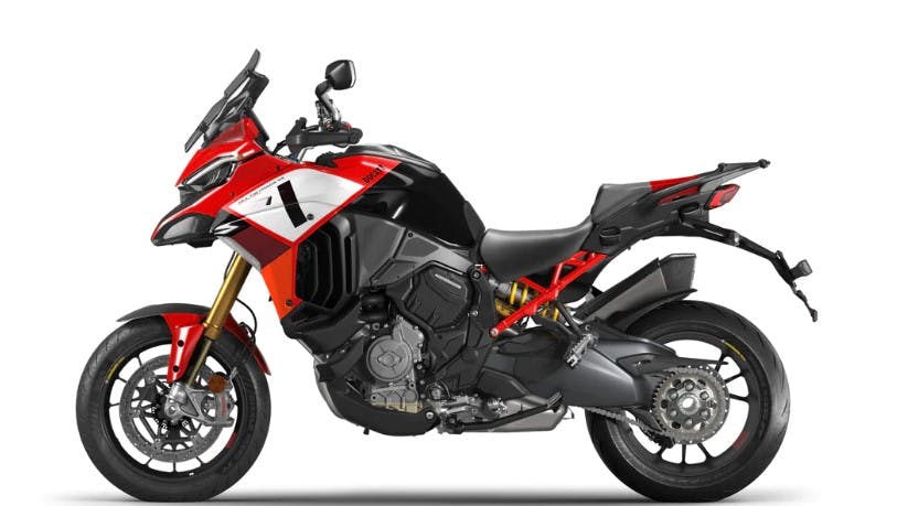 stock photo of a Ducati Multistrada V4 Pikes Peak one of the best motorcycles for tall riders
