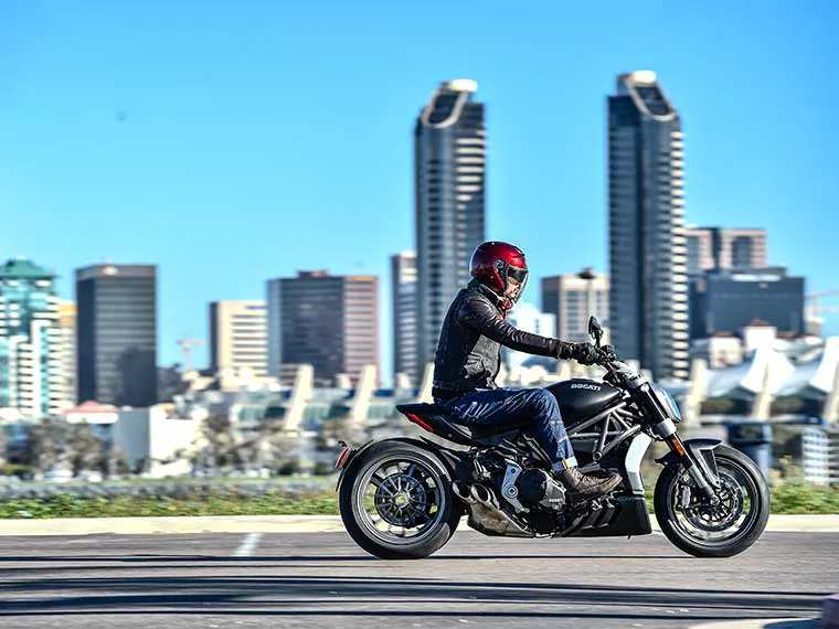 Motocicleta Ducati em Chicago.