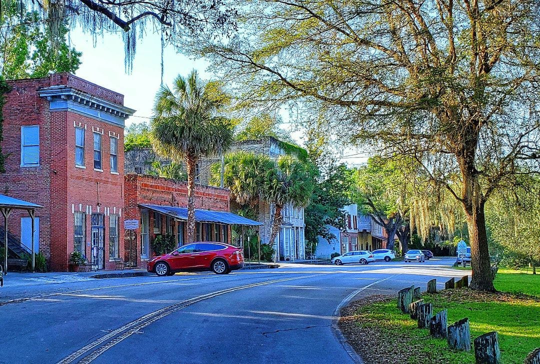town of Micanopy unforgettable motorcycle rides in Florida