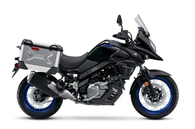 stock picture of Suzuki V-Strom 650xt adventure one of the best motorcycles for tall riders