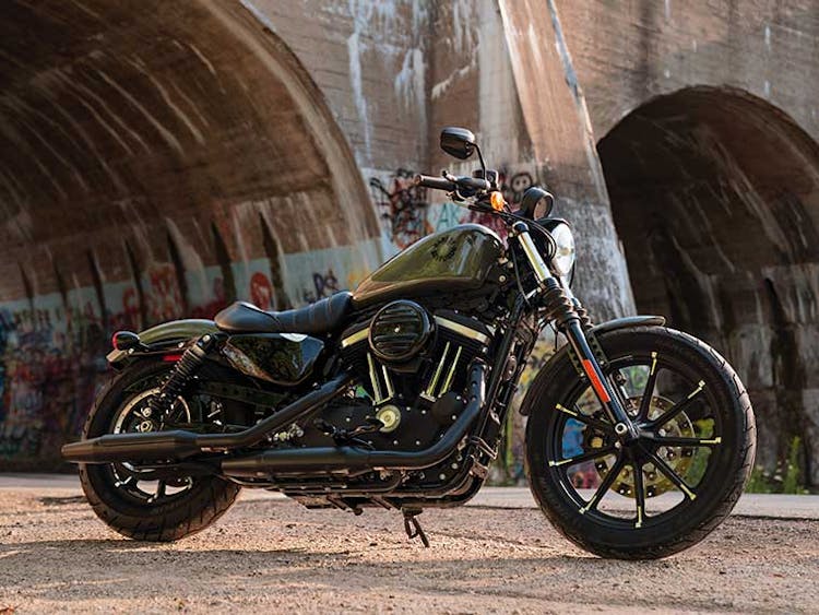 harley iron 883 green