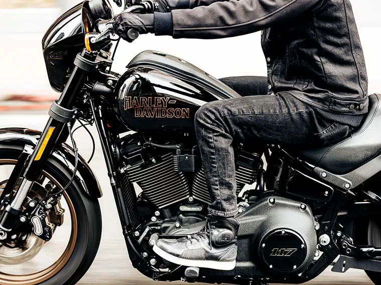 Motocicleta Harley-Davidson.