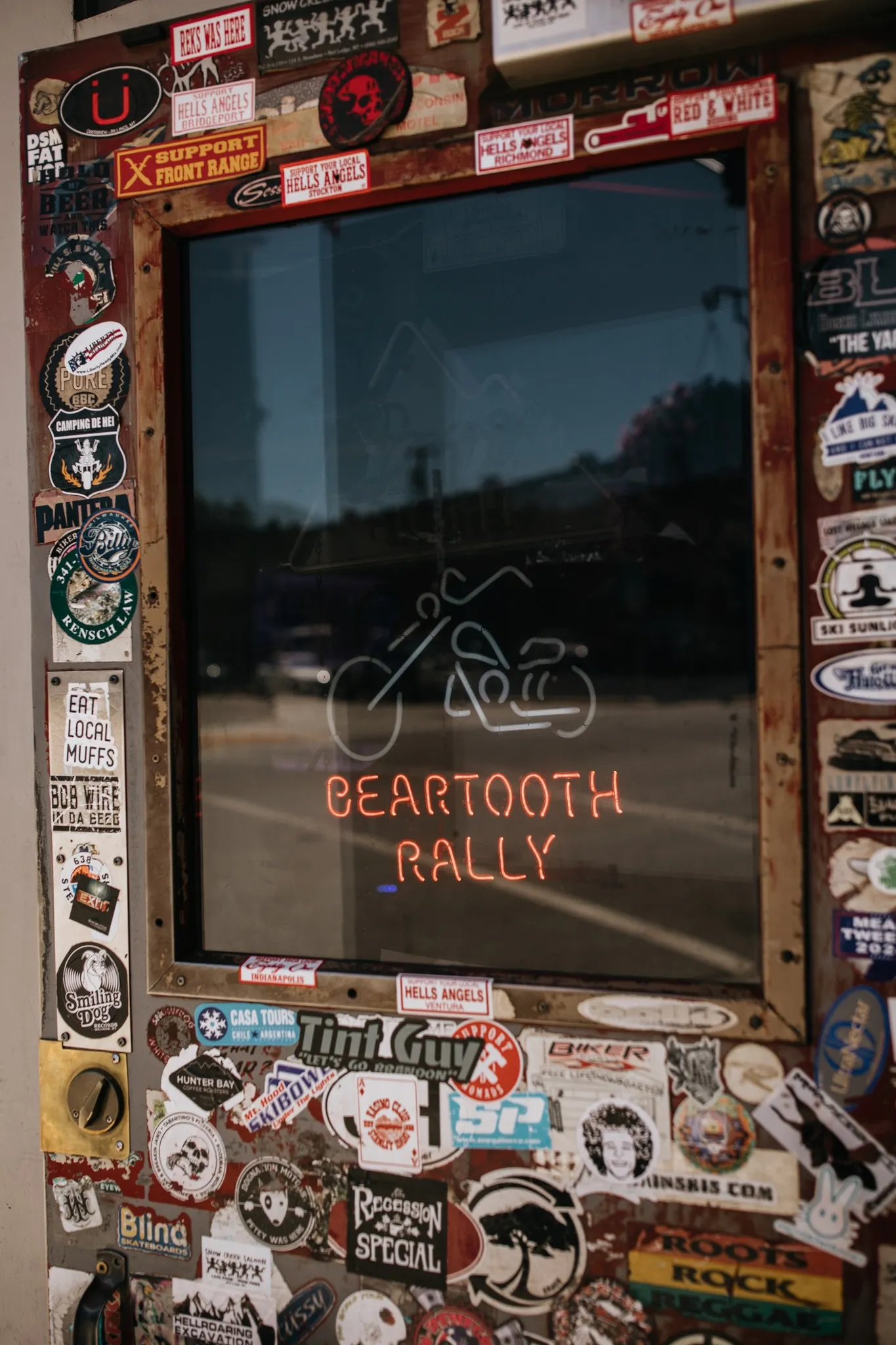 A feira de fornecedores representa o maior rali de motocicletas da Montana.
