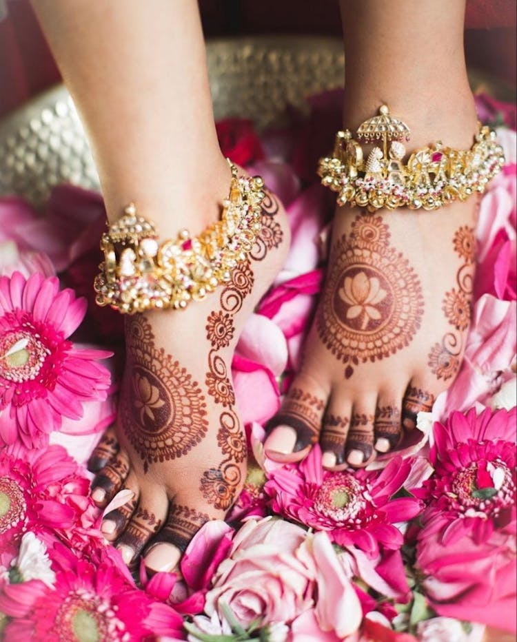 beautiful bridal jewellery for mehndi