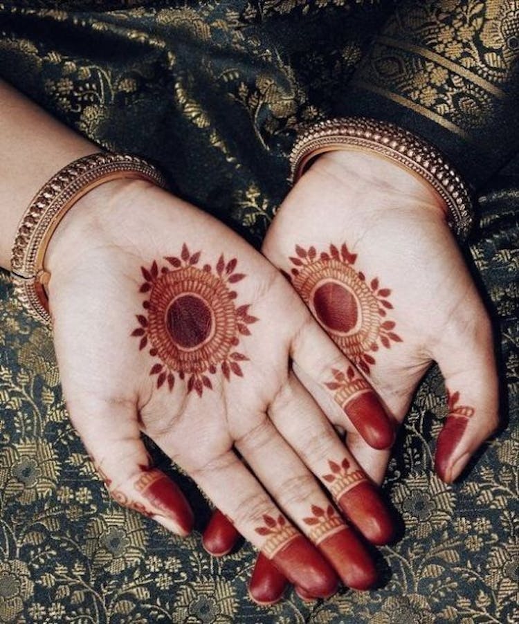 bengali mehndi design