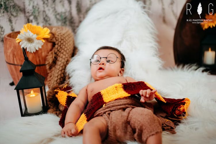 Pic of Harry Potter-themed baby photography