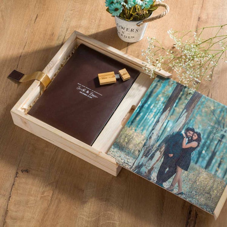 rustic wedding album