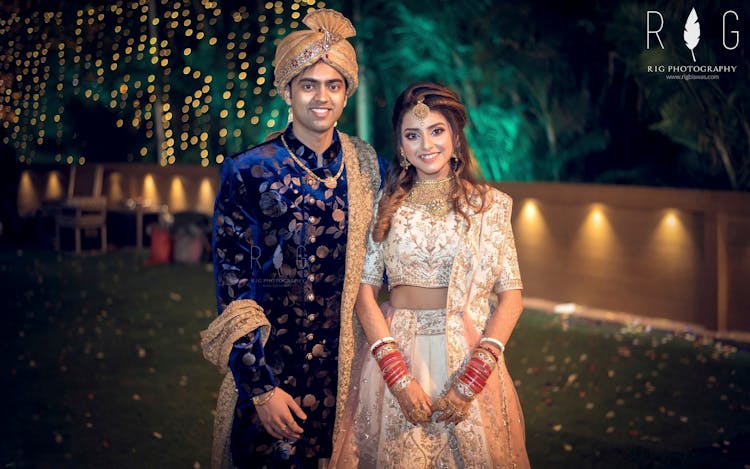 floral sherwani for groom