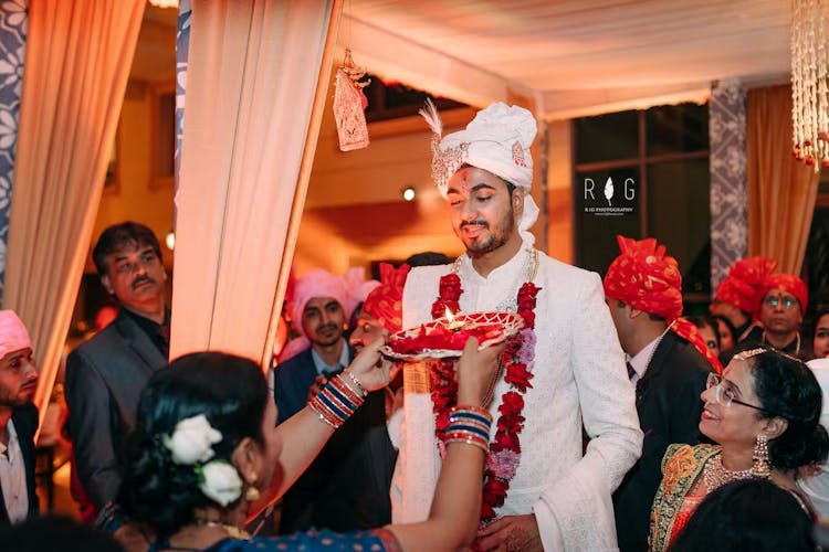 Groom on his baraat