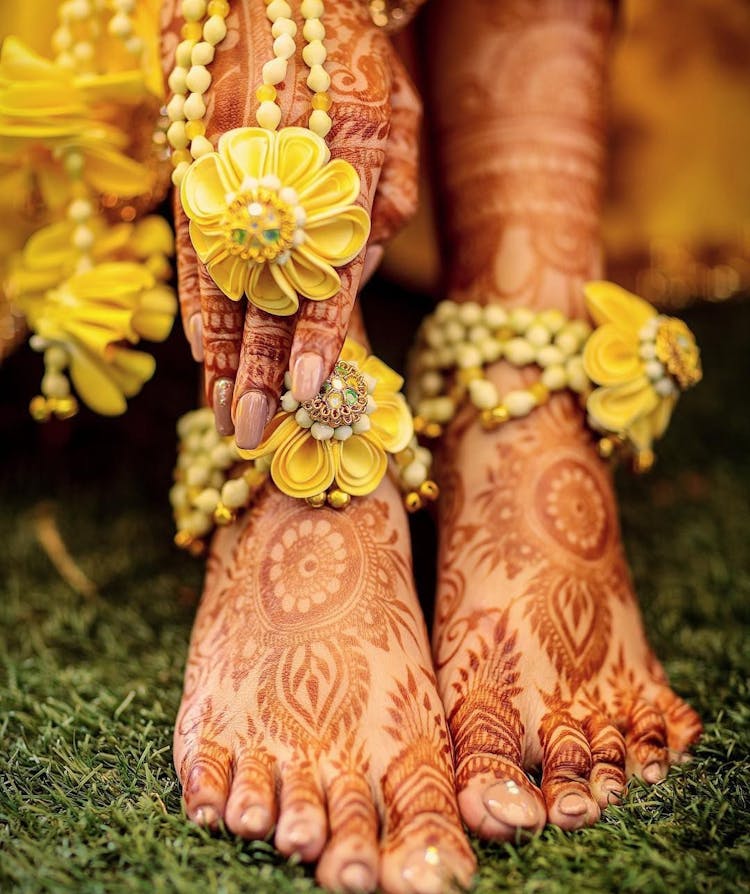 bridal jewellery for pre-wedding events