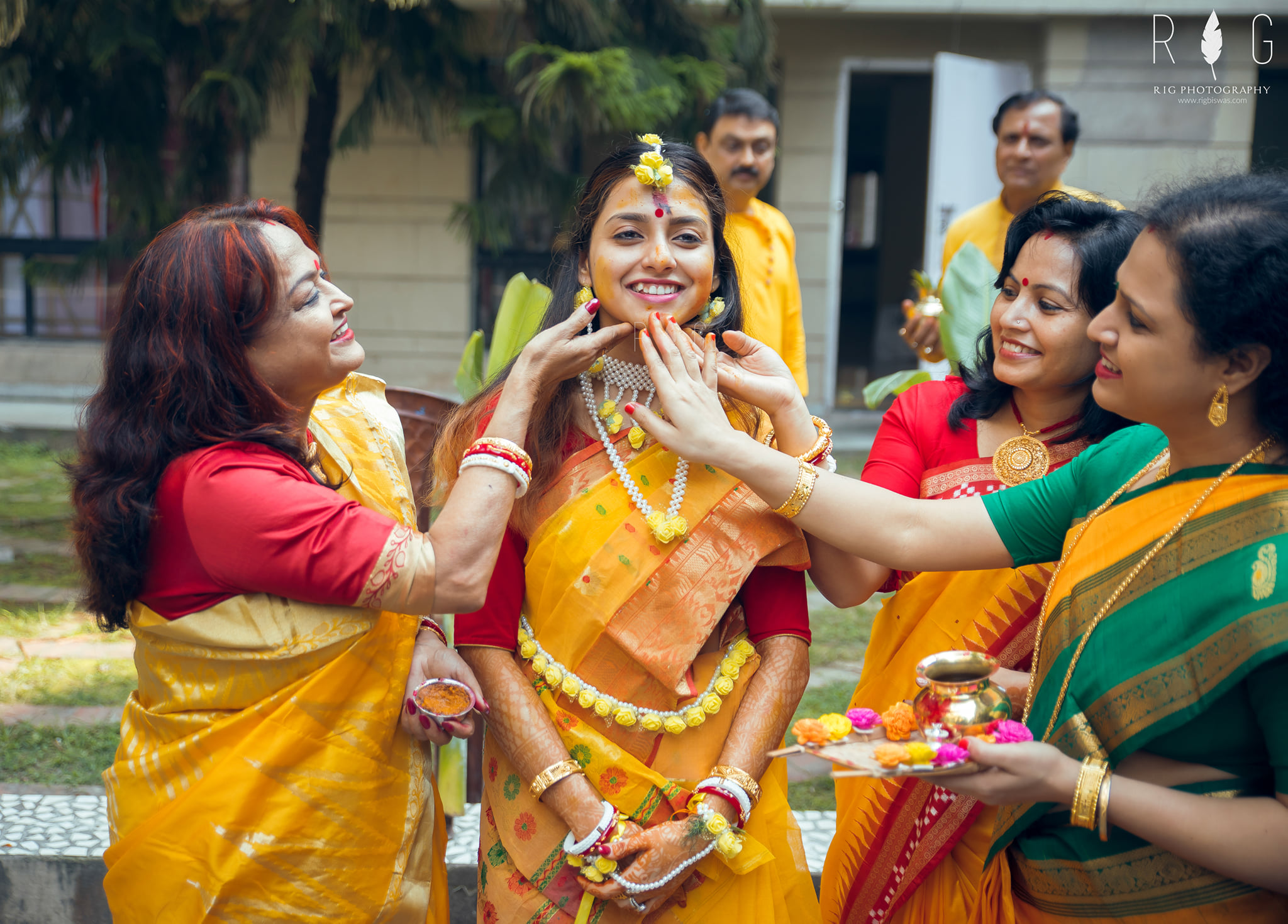 bengali haldi ceremony