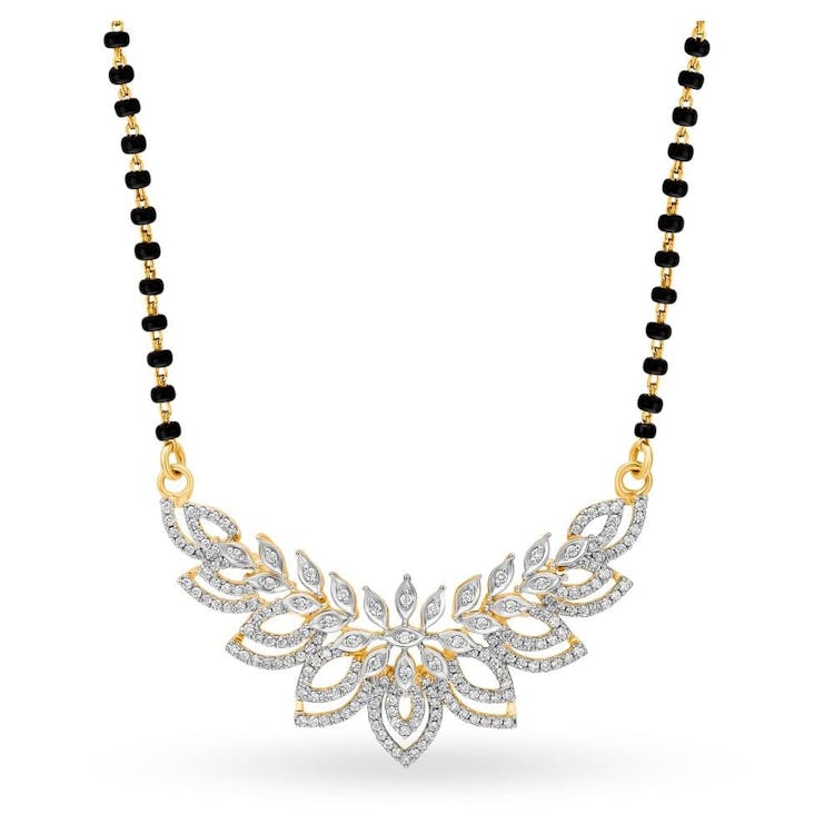 leafy mangalsutra for wedding