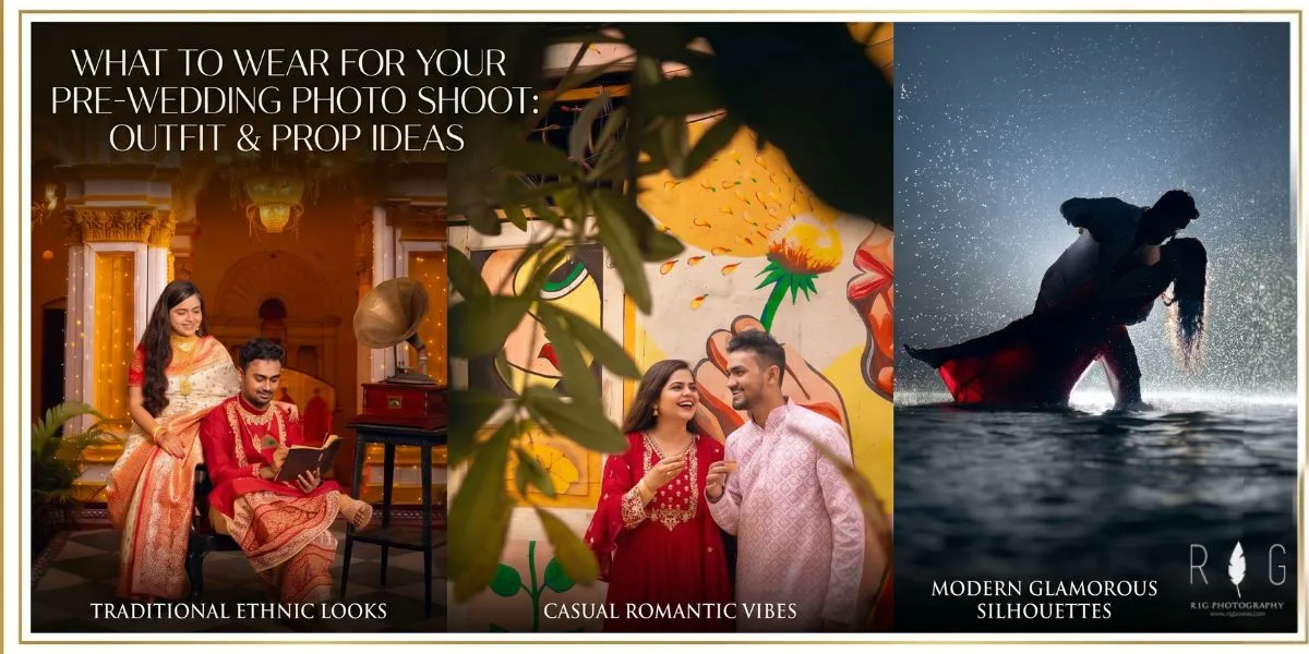 What to Wear for Your Pre-Wedding Photo Shoot: Outfit & Prop Ideas