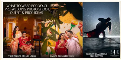 What to Wear for Your Pre-Wedding Photo Shoot: Outfit & Prop Ideas