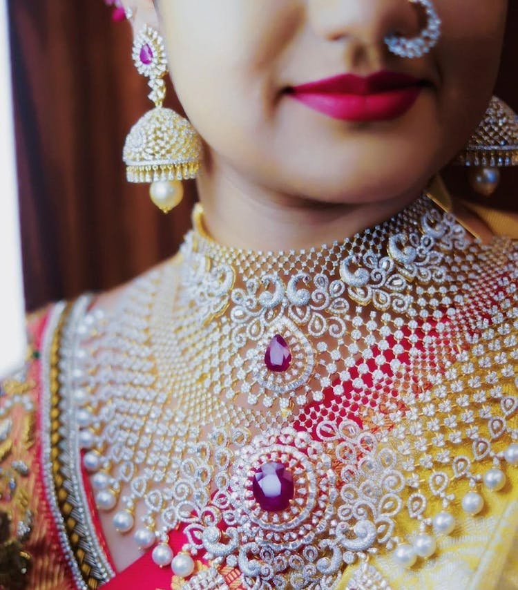 Jewellery for haldi ceremony online Clearance