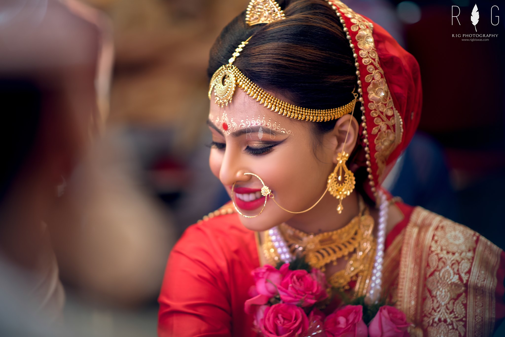 Simple Pahadi Nath Design Bridal Jewellery Gold Kumaoni Nath - Main Image