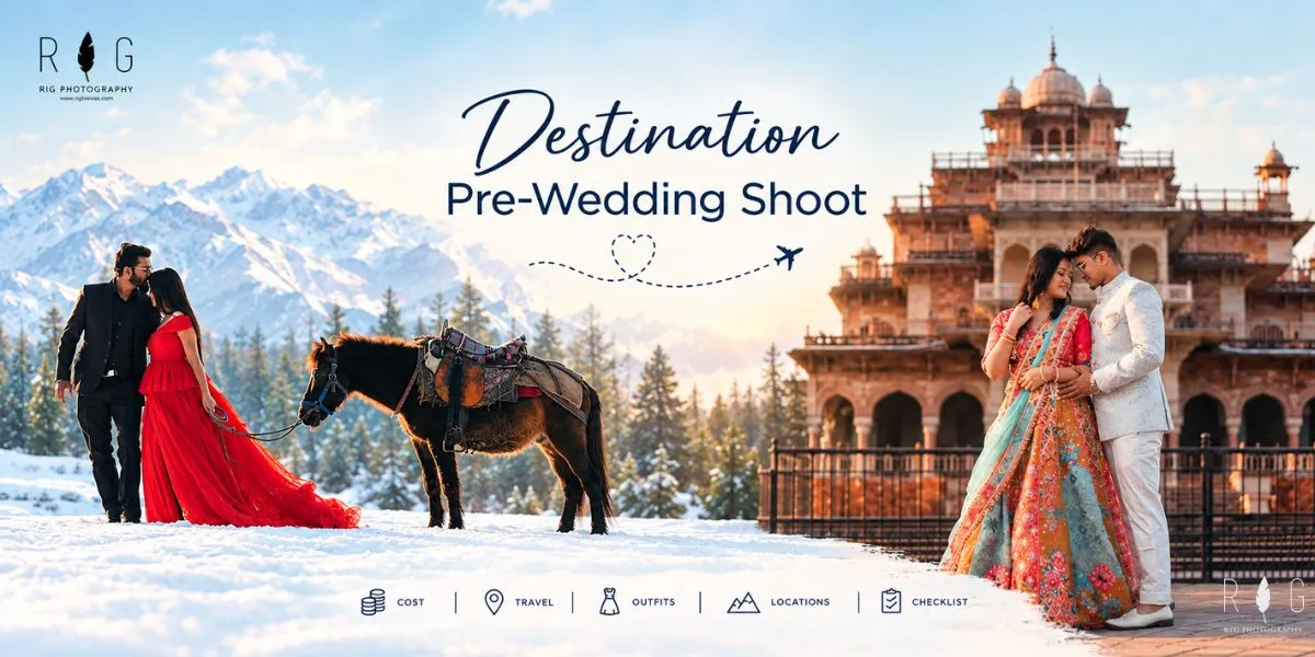 Destination Pre-Wedding Shoot Guide: Cost, Travel, Outfits, Locations & Complete Planning Checklist