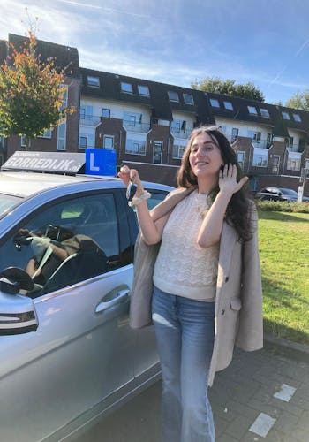 Nane Bilbulyan passed her driving test