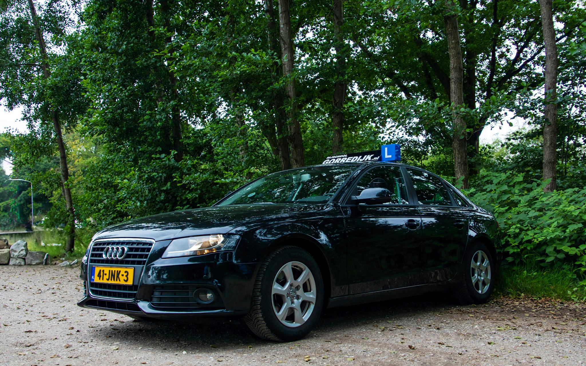 De Audi schakel lesauto