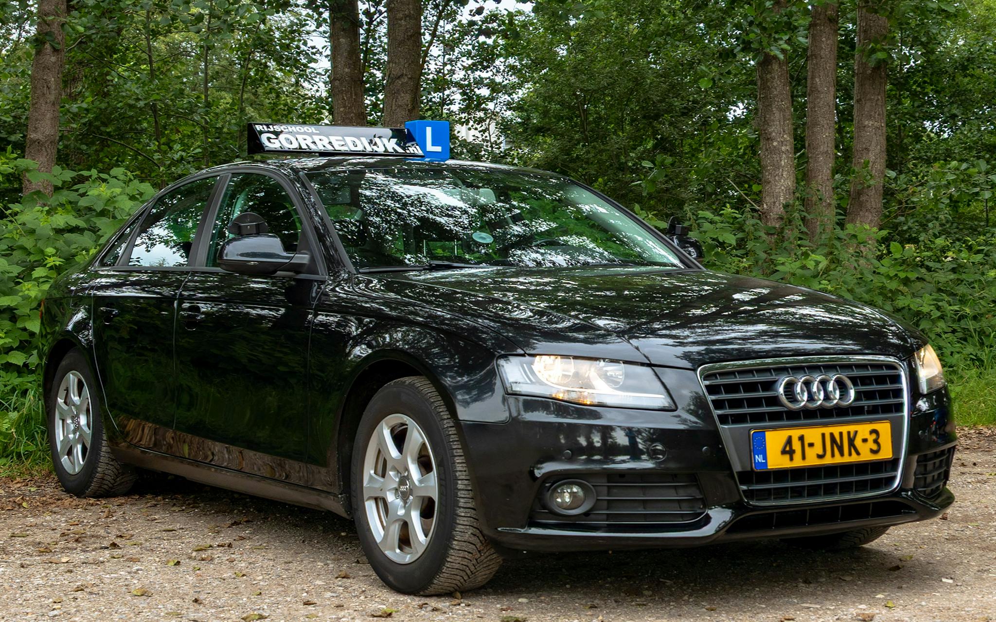 de Audi schakel lesauto