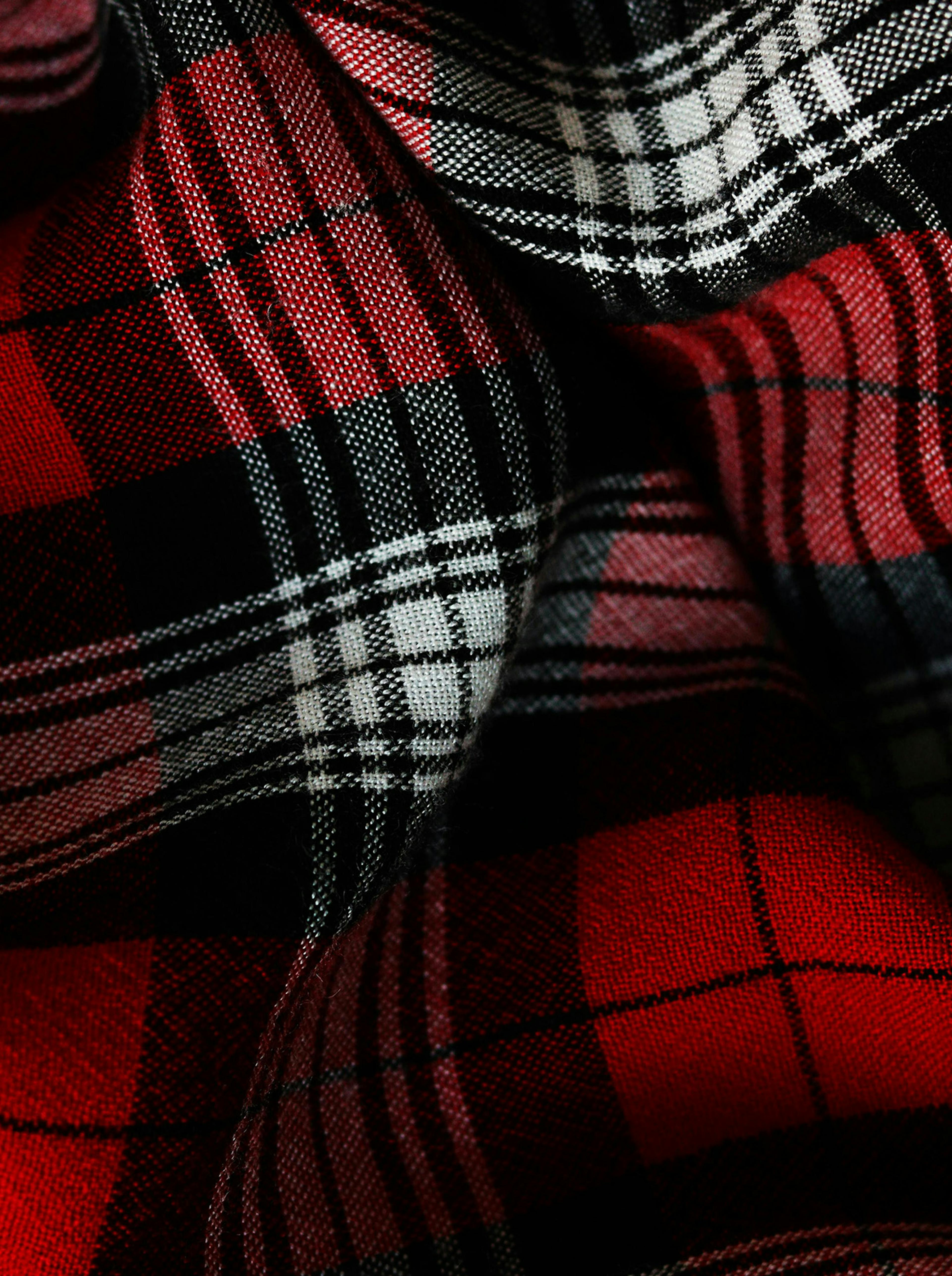 Tessuto in tartan