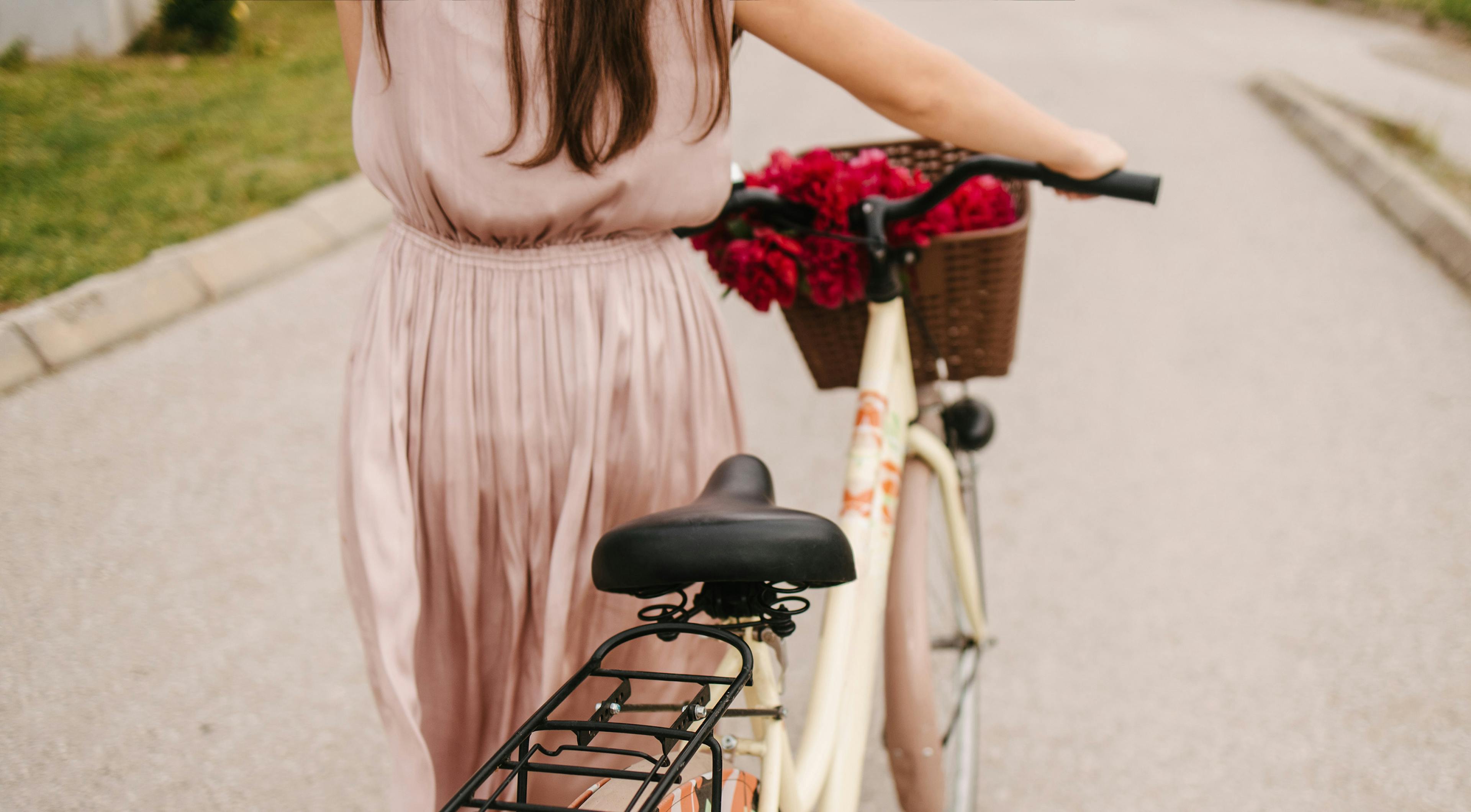 Persona in bicicletta