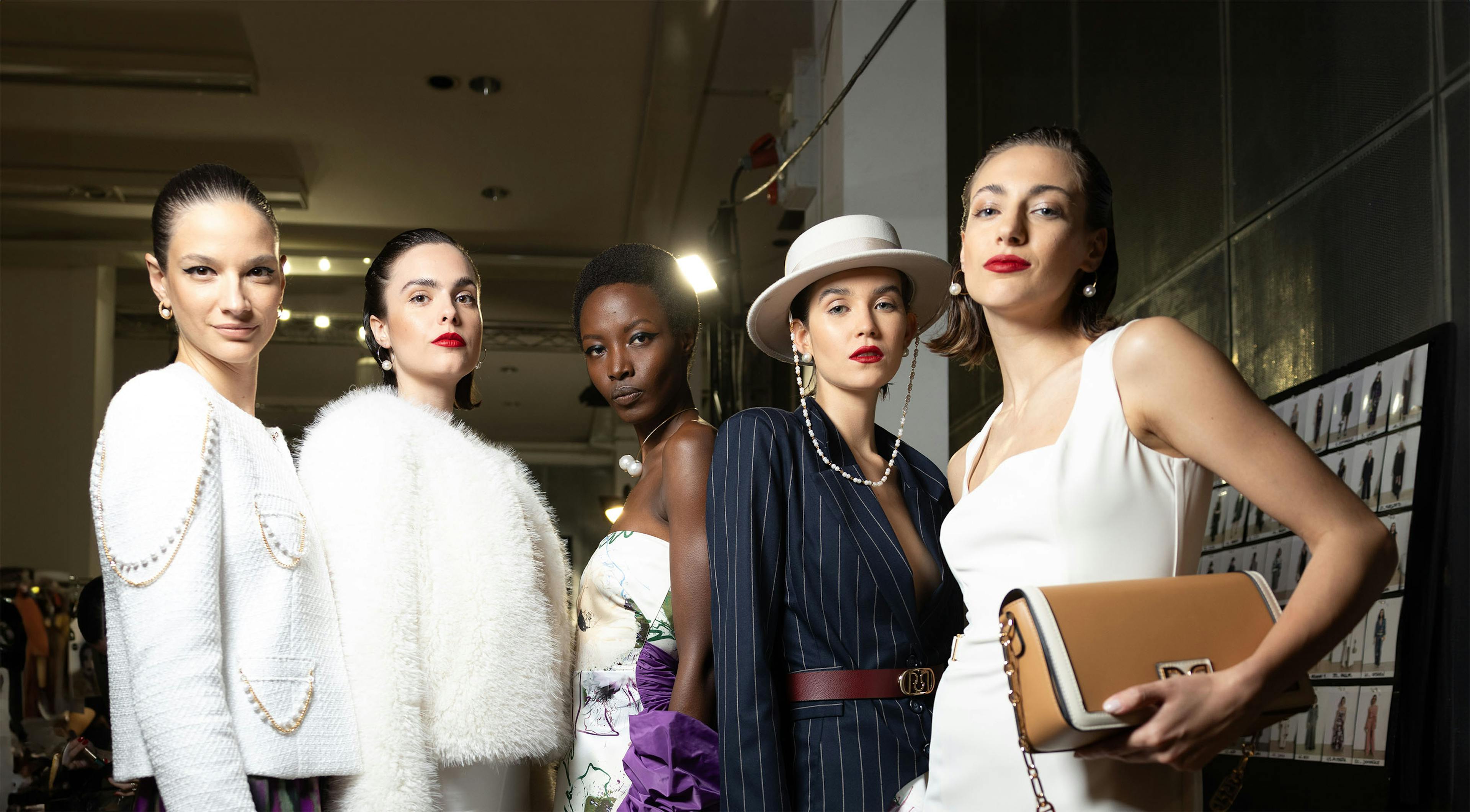 modelle in backstage