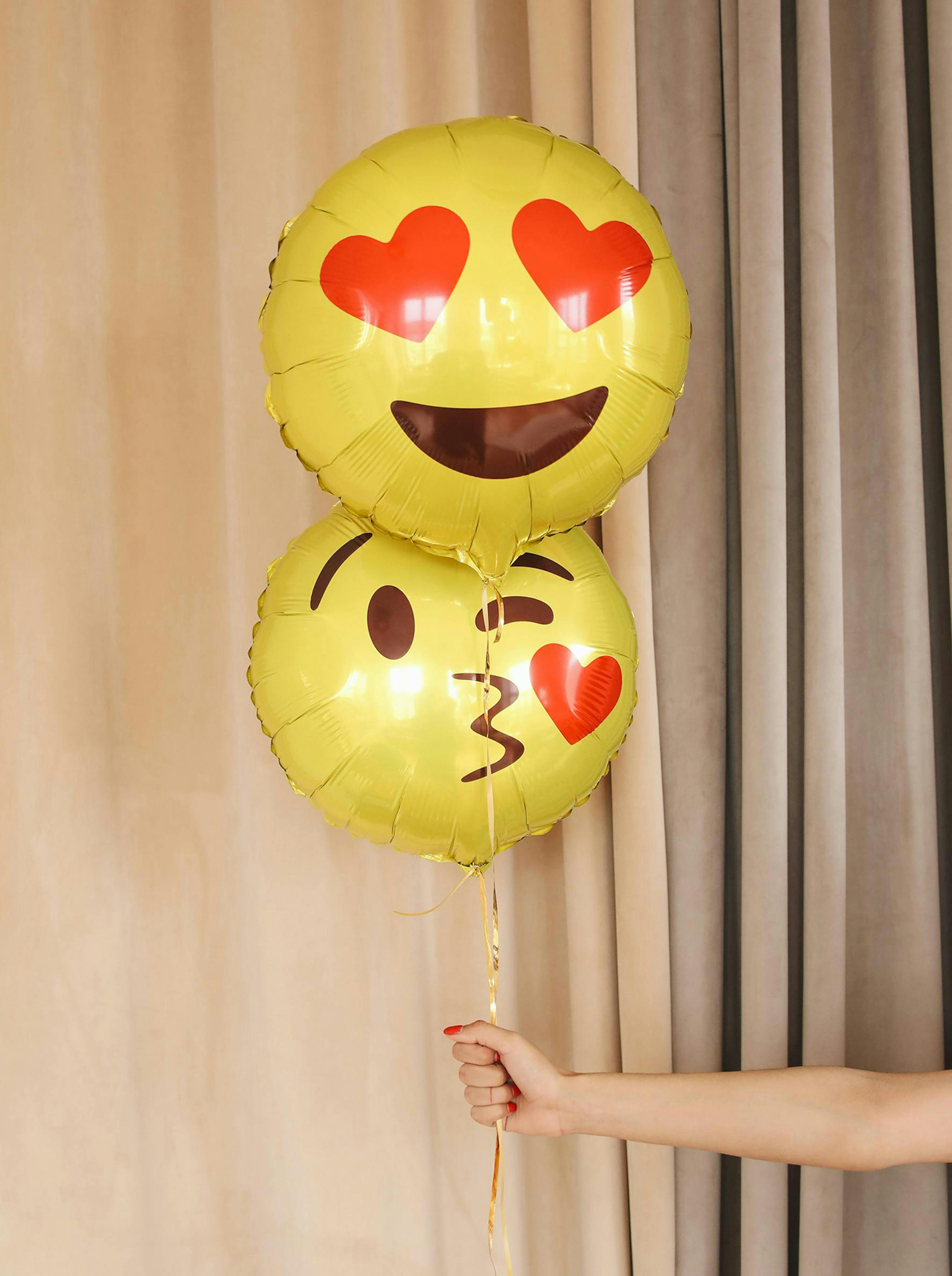 Palloncini a forma di emoji