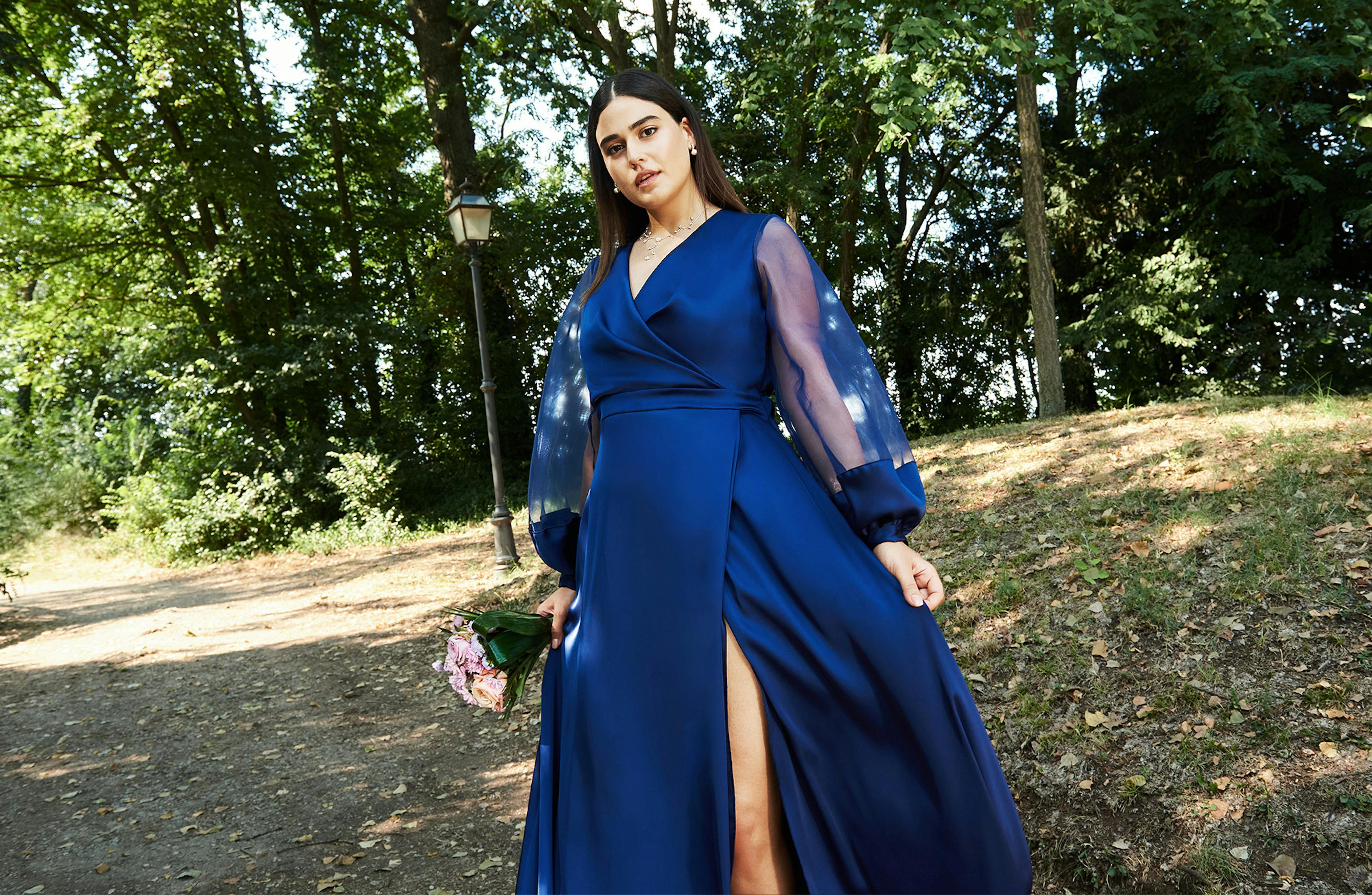 Blue Curvy Dress