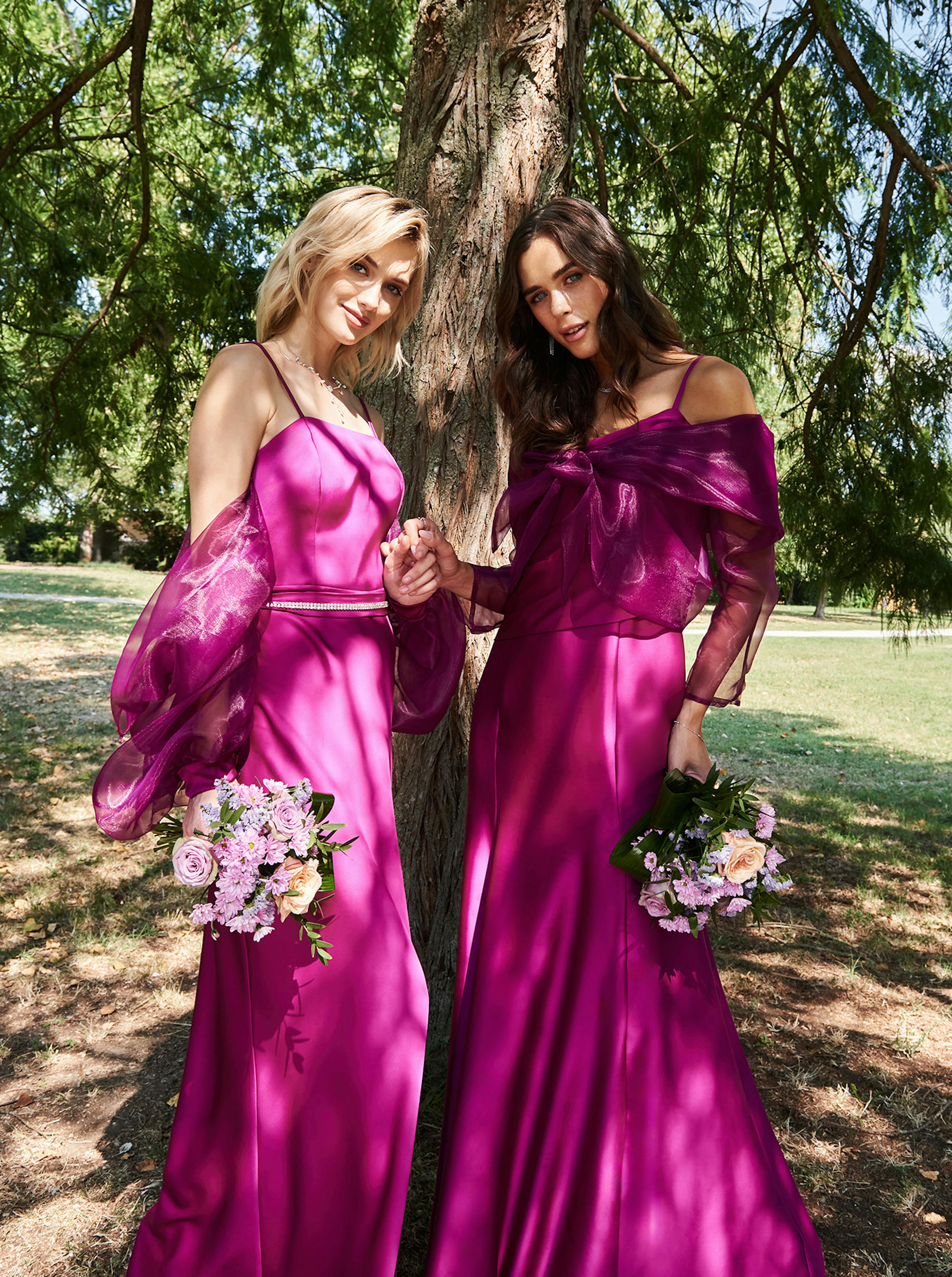 Raspberry Ceremony Dresses